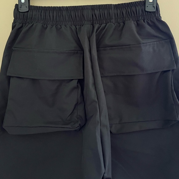 ◼️XANFOOL: Men’s size M, black tactical shorts w/pockets & stretchy waistband◼️ - Picture 9 of 10